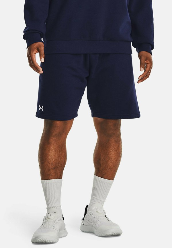 Under Armour RIVAL FLEECE - Sports shorts - midnight navy
