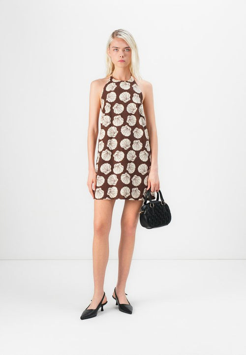 Abercrombie & Fitch HIGH NECK SHORT DRESS