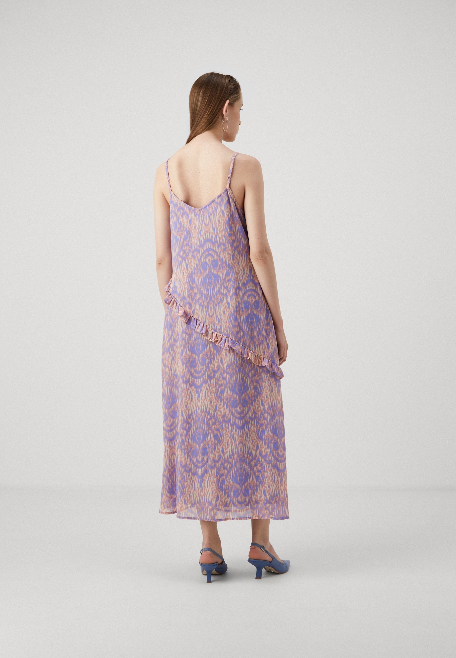 ONLSTAR LIFE STRAP FRILL MIDI DRESS Media 4
