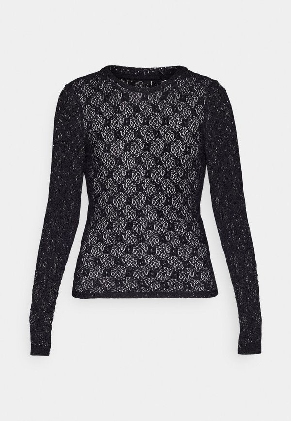 ONLY ONLBENNE - Long sleeved top - black