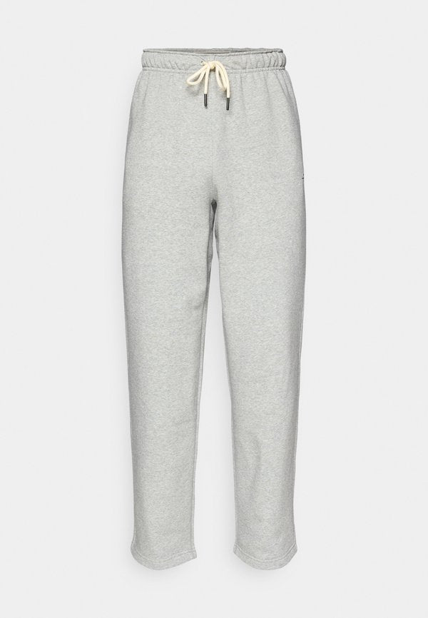 Nike Performance OPEN HEM PANT - Tracksuit bottoms - dark grey heather/black