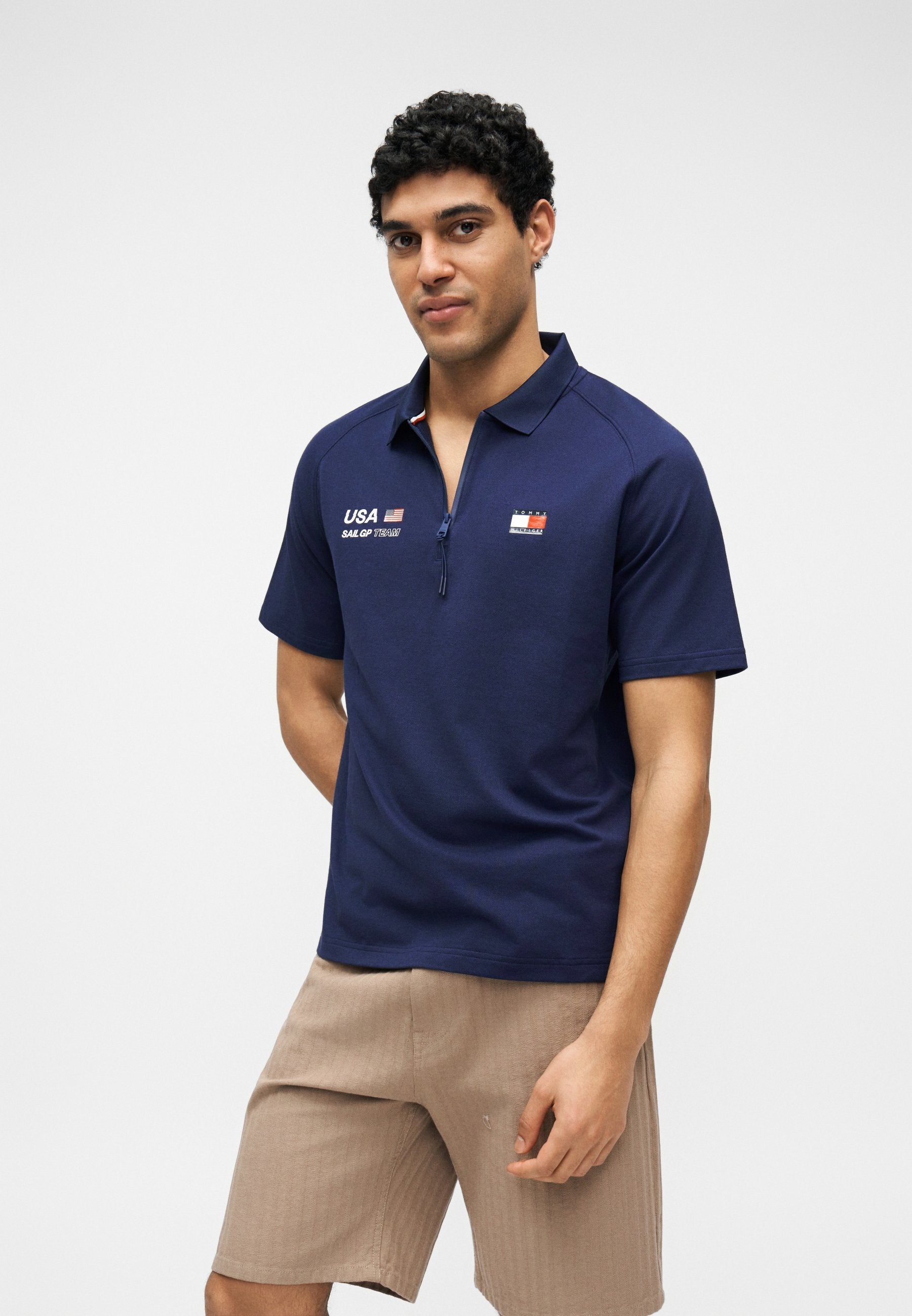 TOMMY X U.S. SAIL GP TEAM PERFORMANCE REGULAR FIT POLO SHIRT Media 5