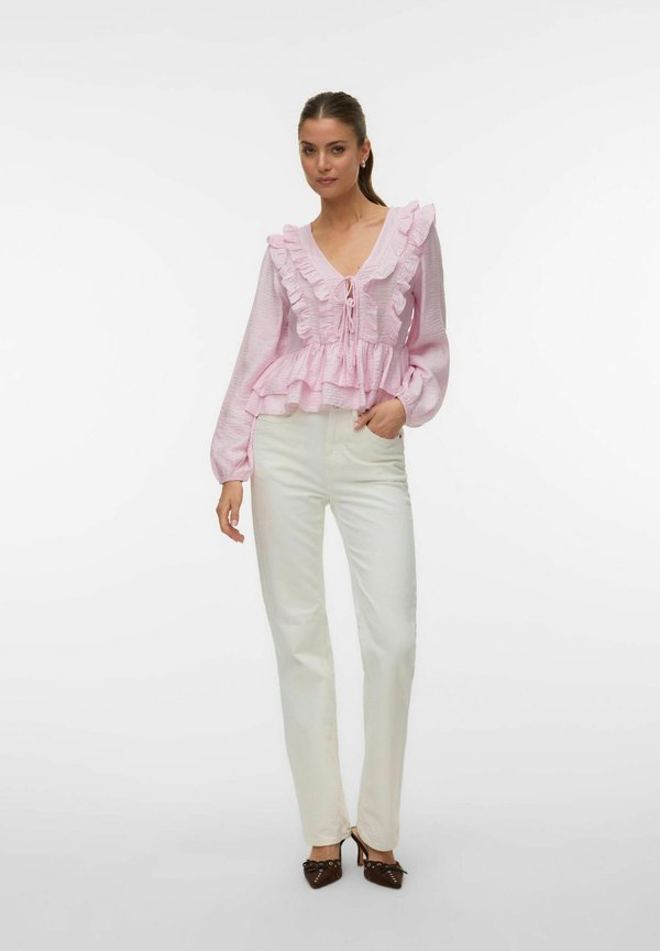 Vero Moda VMZOEY - Blouse - pink-a-boo