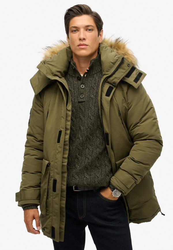 Superdry & Co XPD EVEREST - Winter coat - washed khaki