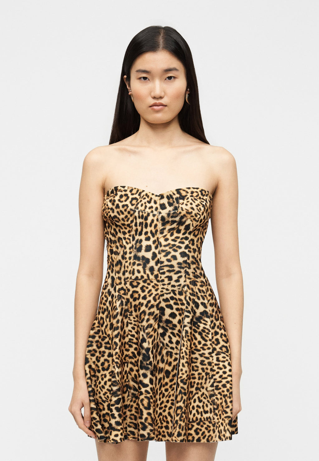 Norma Kamali STRAPLESS GRACE MINI DRESS