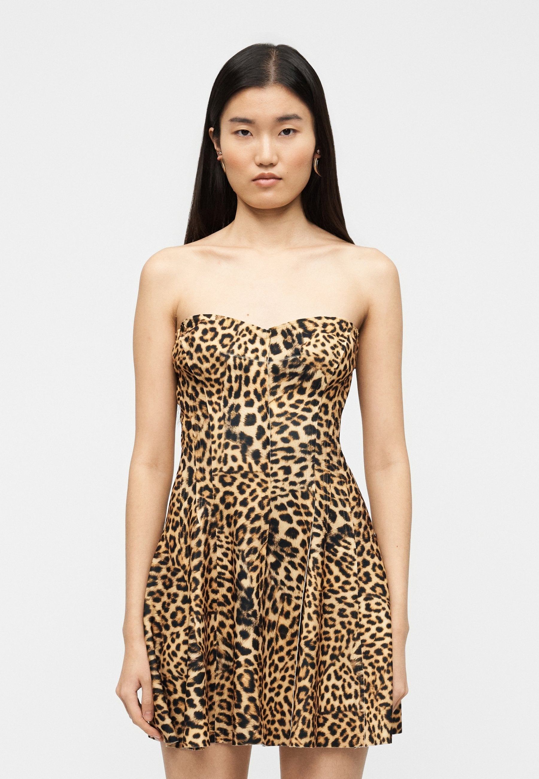 Norma Kamali STRAPLESS GRACE MINI DRESS