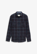 TOM TAILOR Shirt - navy/red cord check