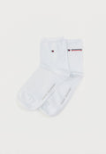 Tommy Hilfiger WOMEN SHORT SOCK 2 PACK - Socks - white