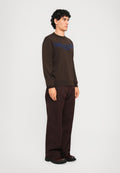 Roberto Cavalli LOGO KNIT CREWNECK SWEATER