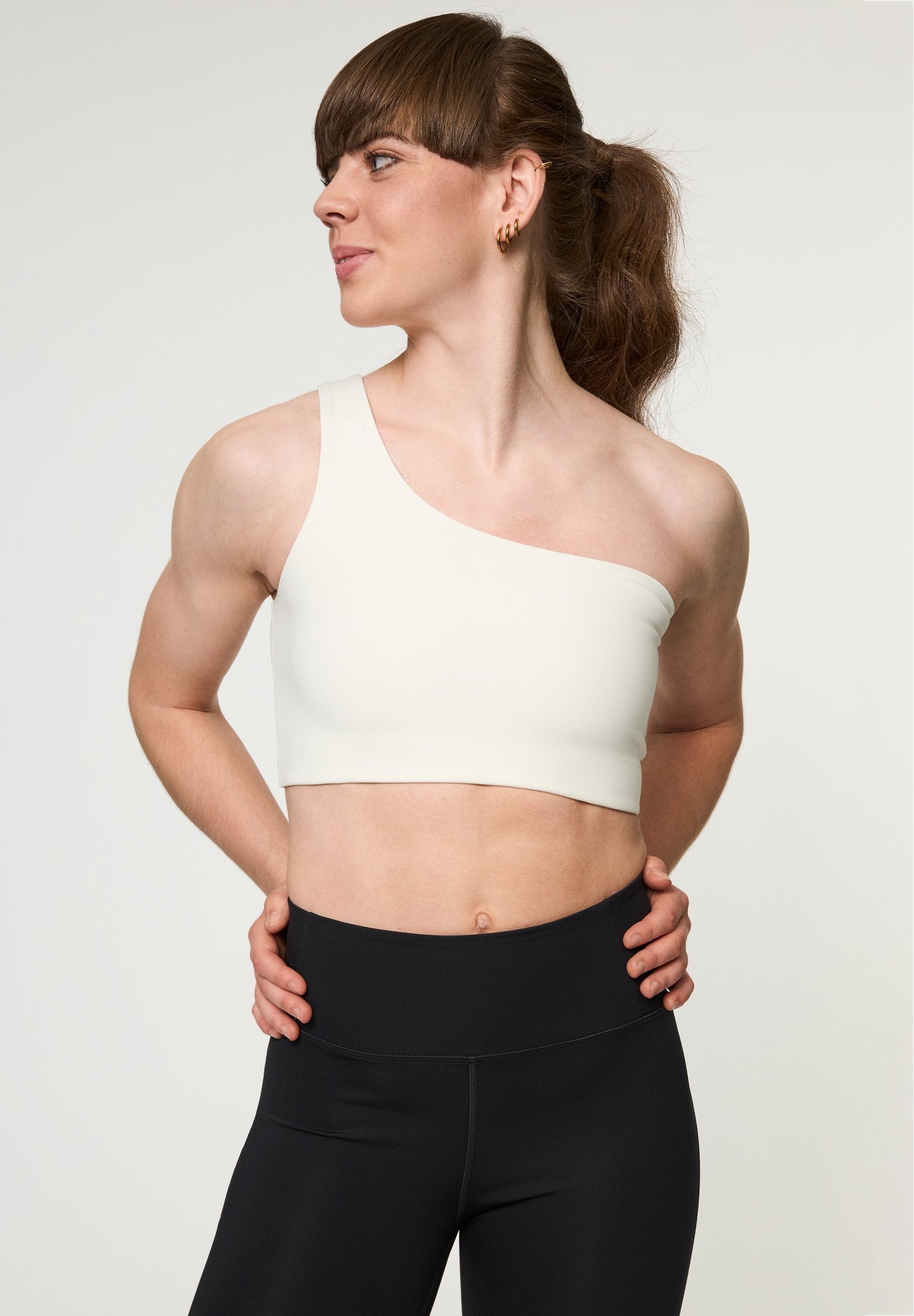 Girlfriend Collective BIANCA BRA ONE SHOULDER