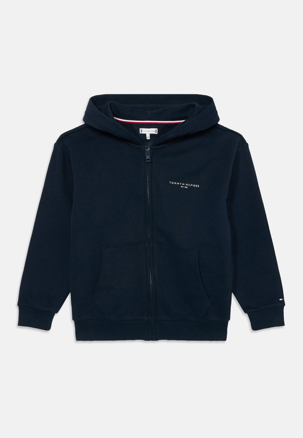 LOGO BRUSHED FLEECE ZIP-THRU HOODY Media 1