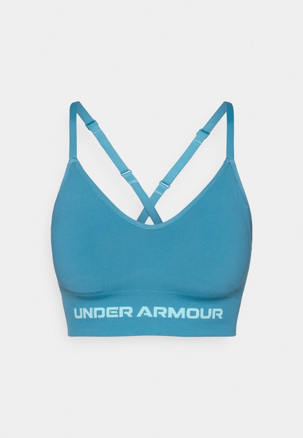 Under Armour VANISH SEAMLESS LOW - Light support sports bra - boundless blue/blue haze