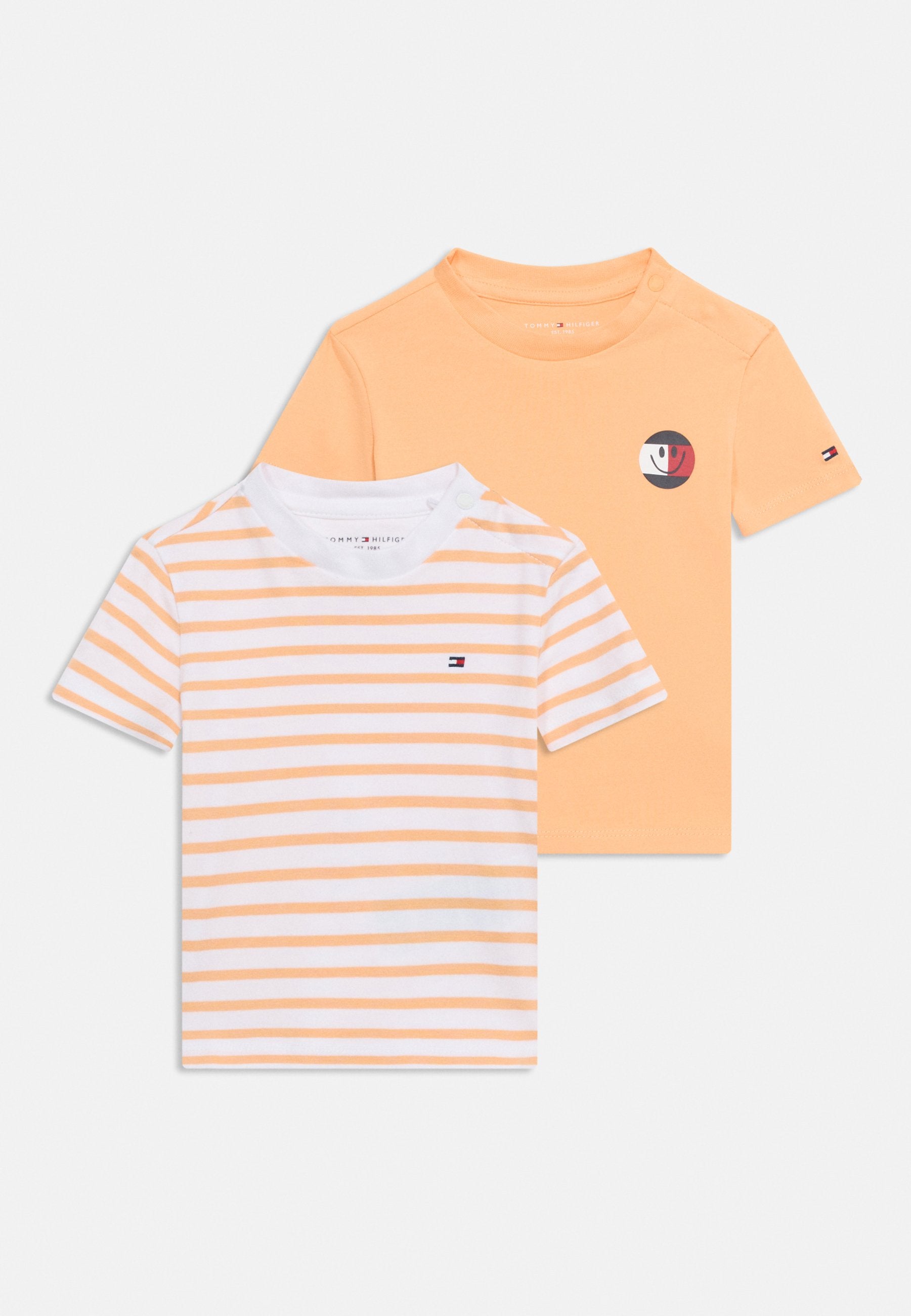 2-PACK BACK SMILEY LOGO JERSEY T-SHIRTS Media 1