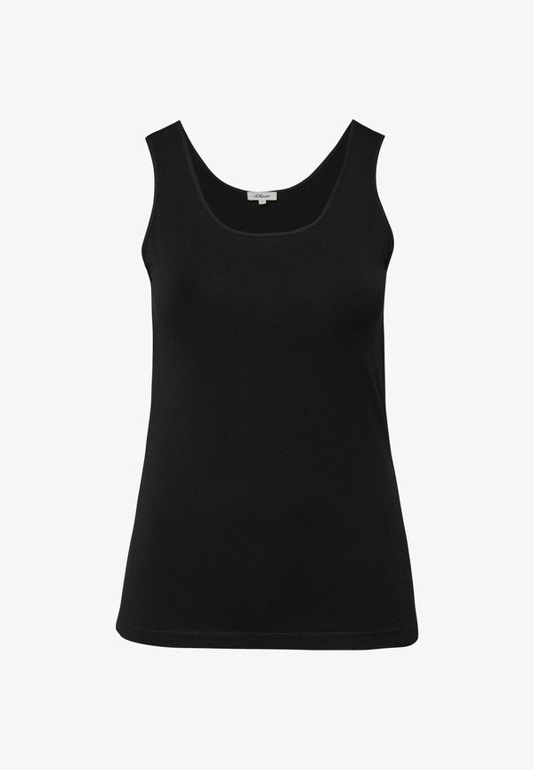 s.Oliver T-SHIRT - Top - schwarz