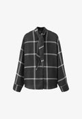 Mango Button-down blouse - black