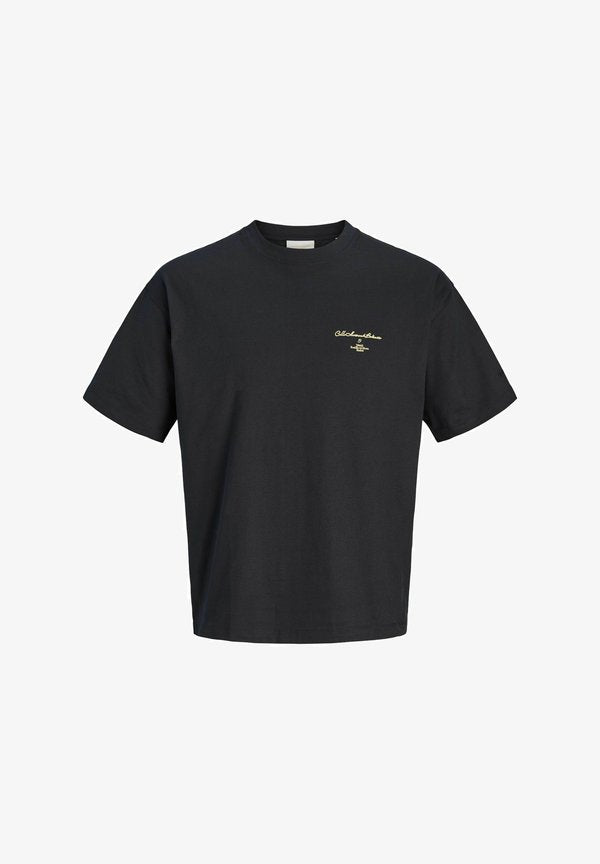 Jack & Jones JORATOCHA SKETCH BACK TEE SS CREW NECK - Print T-shirt - black