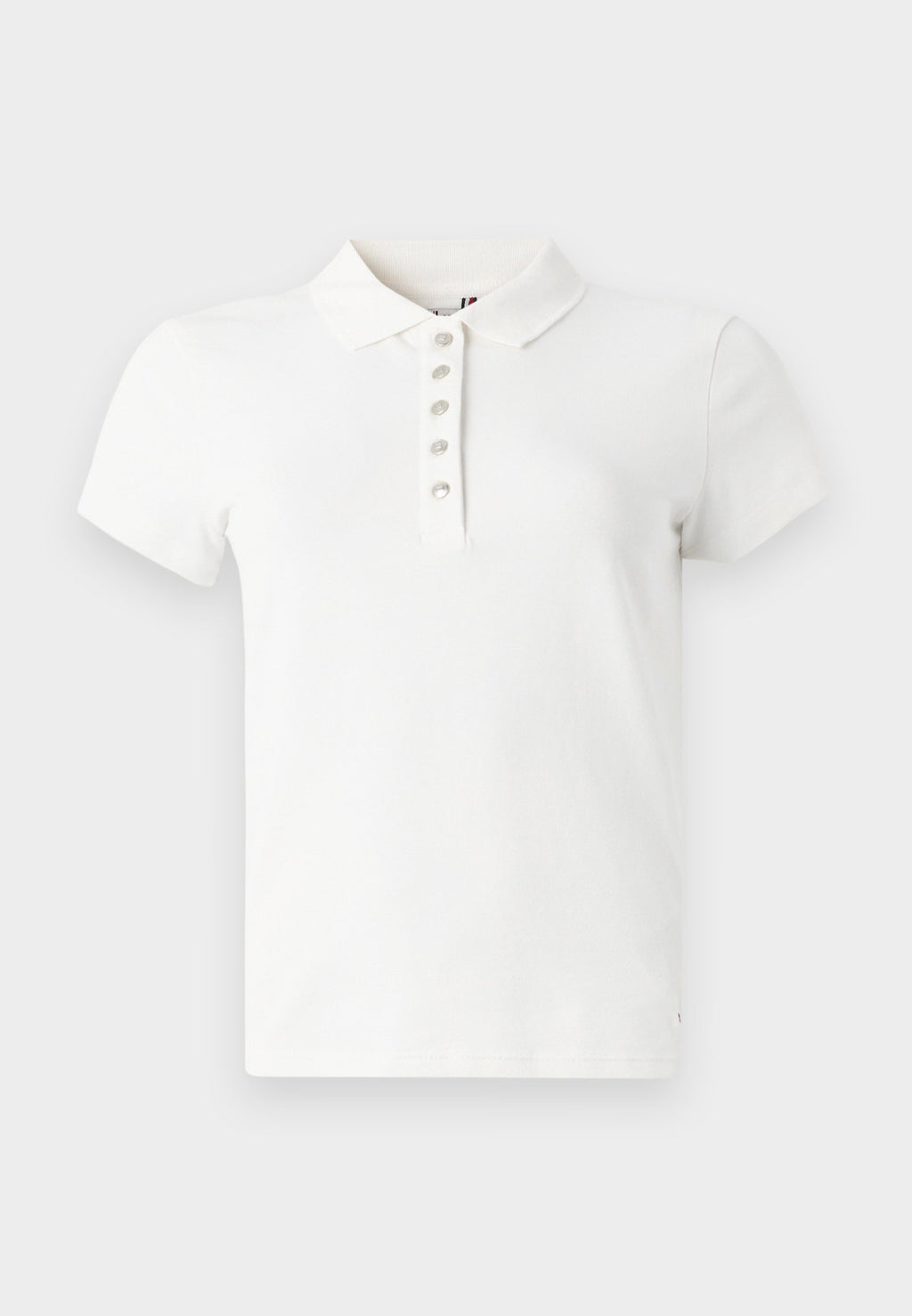 GOLD BUTTON SLIM POLO Media 1