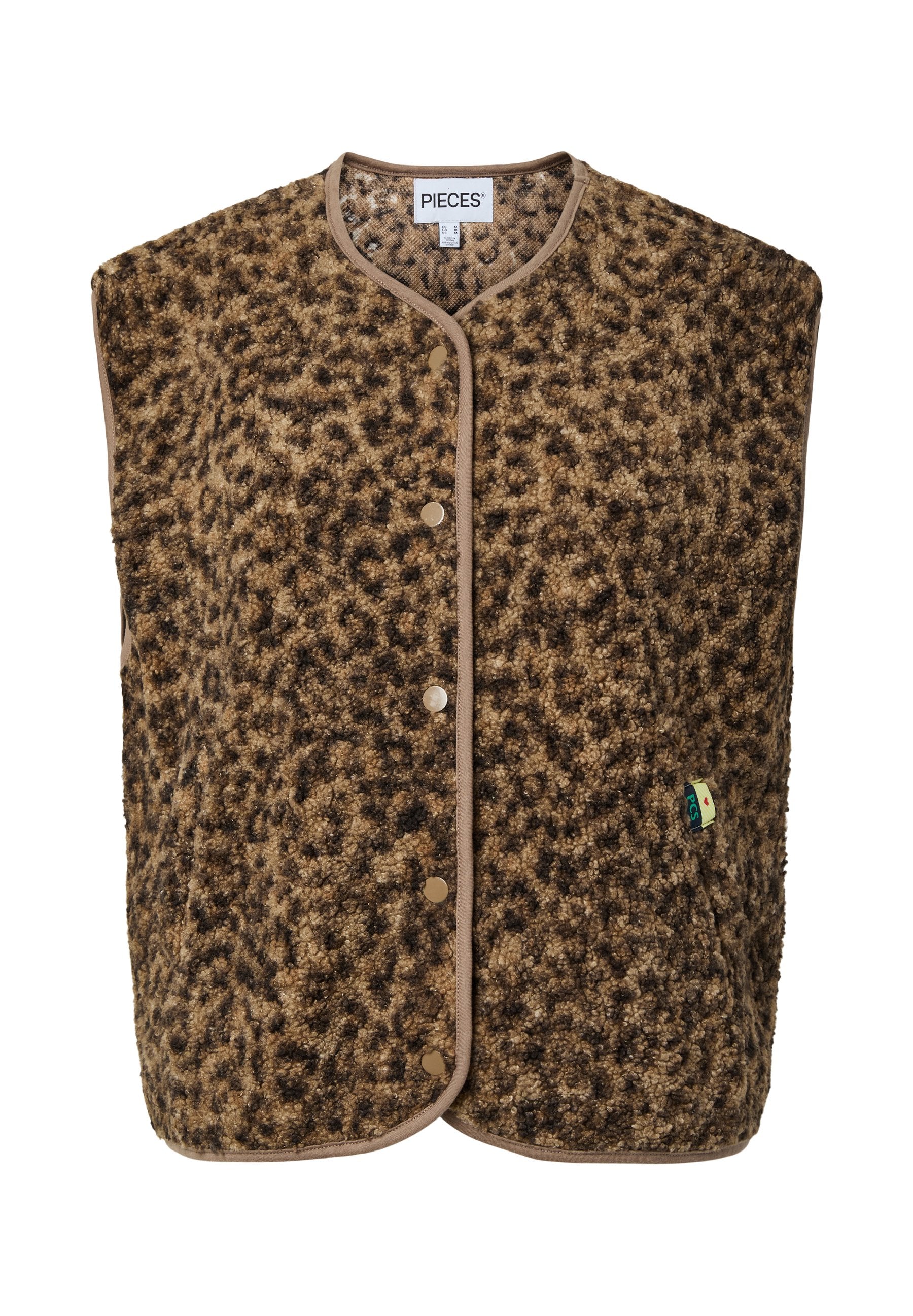 Pieces PCKATTY TEDDY VEST NOOS BC