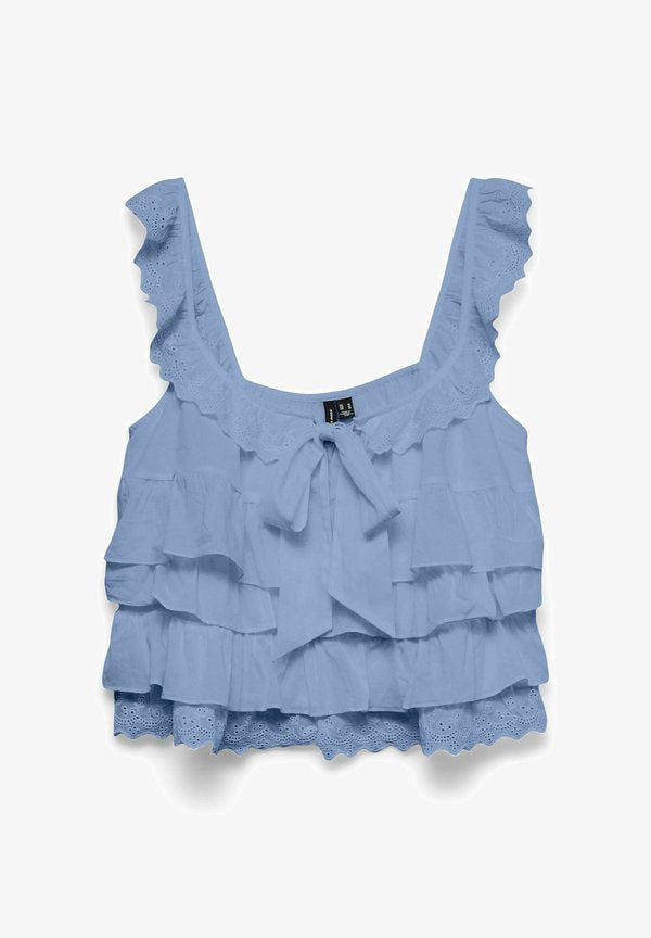 Vero Moda VMSANDY - Top - brunnera blue