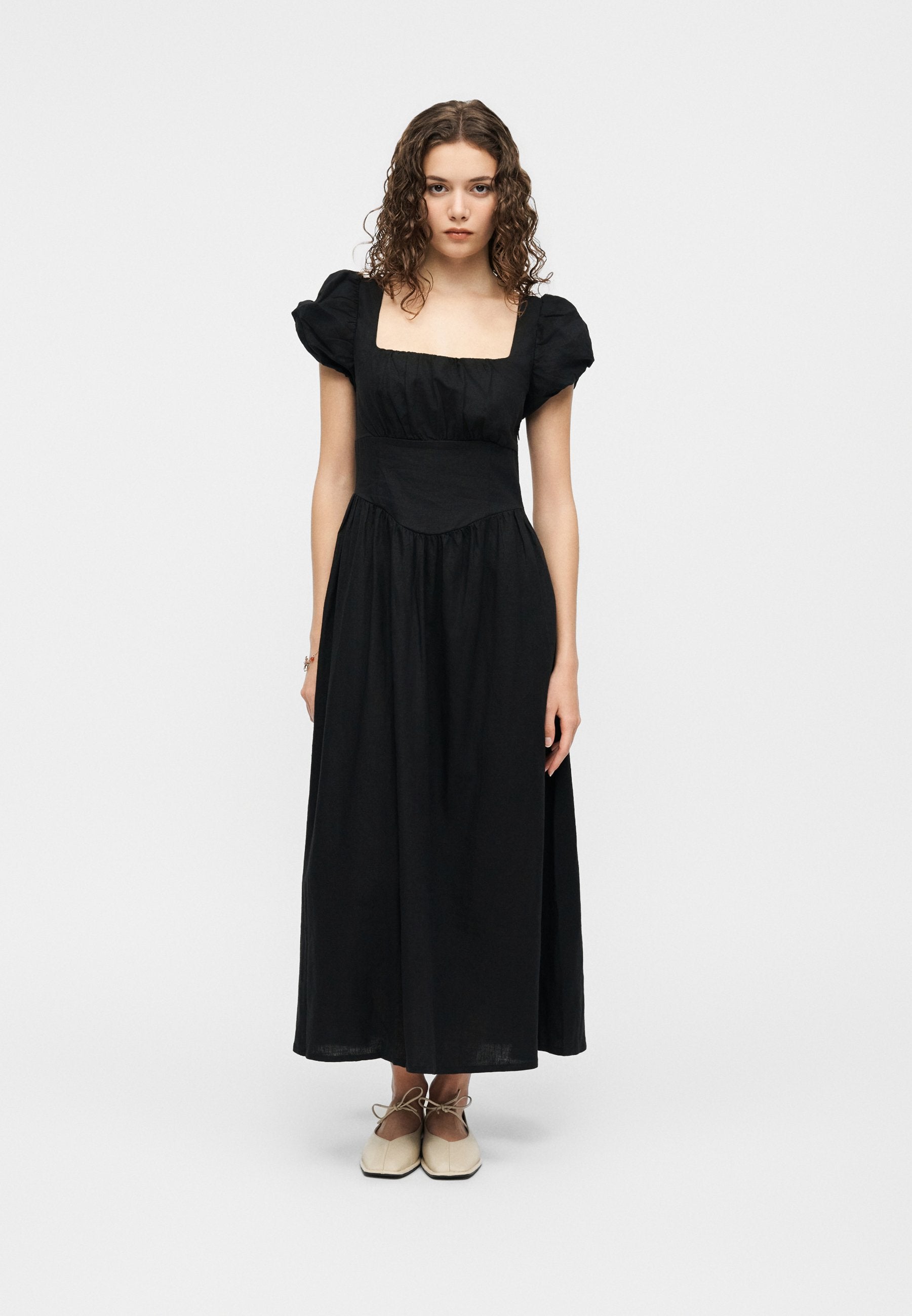 GAP Petite DROPWAIST MAXI DRESS