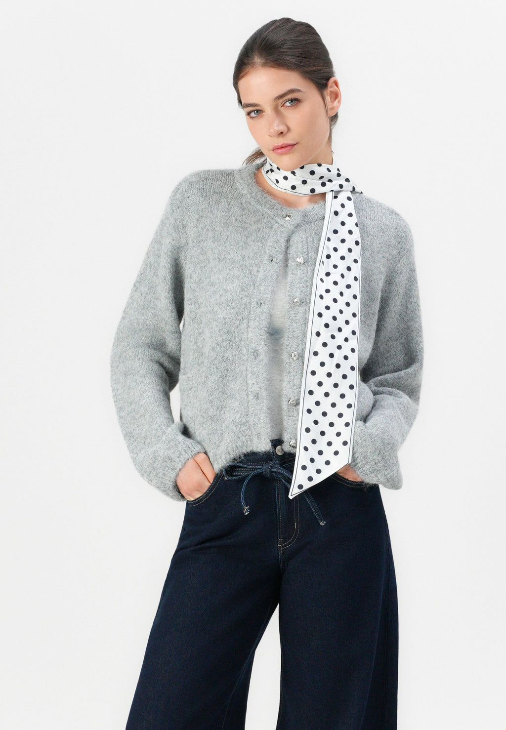 Object OBJSAGGIA RE L/S KNIT CARDIGAN NOOS