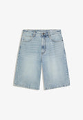 Bershka Denim shorts - light blue