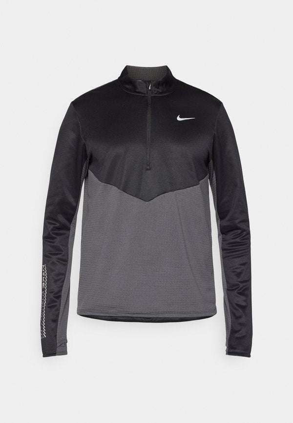 Nike Performance WINTERIZED PACER  - Fleece jumper - anthracite/black/reflective silver-coloured
