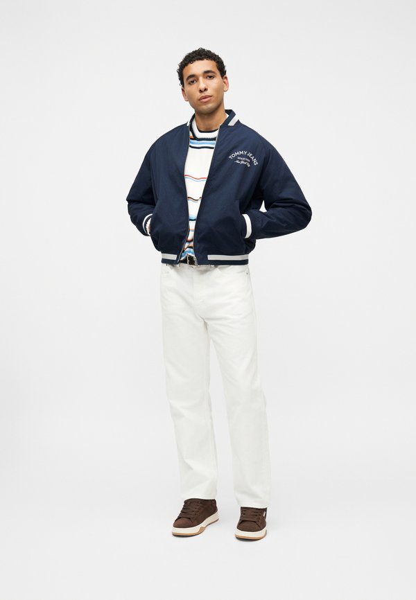 Tommy Jeans VARSITY LOGO RELAXED BOMBER JACKET