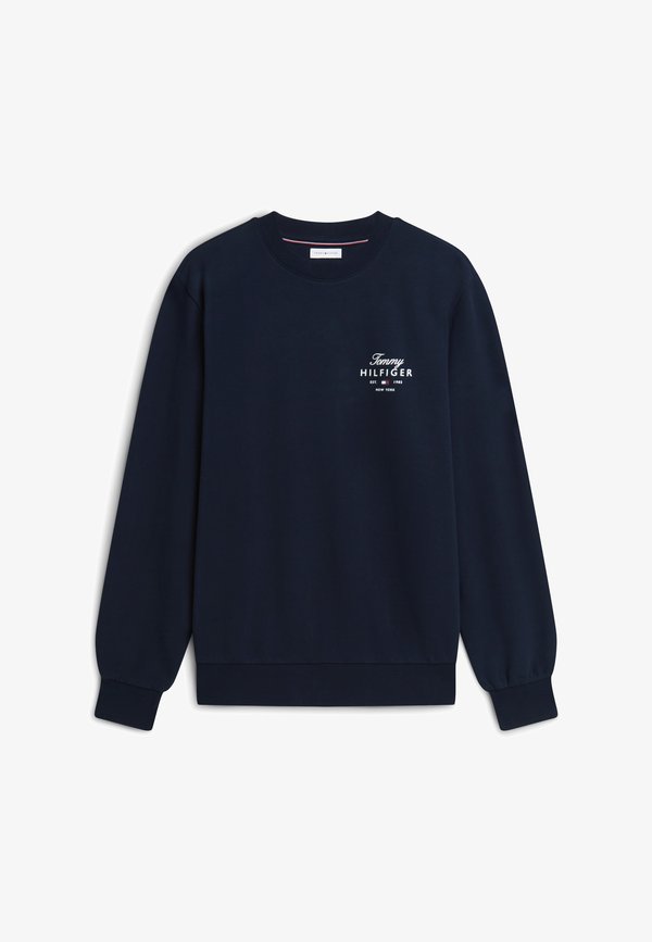 Tommy Hilfiger SCRIPT STACK BRAND LOVE - Sweatshirt - desert sky