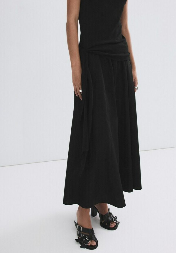 Mango A-line skirt - black
