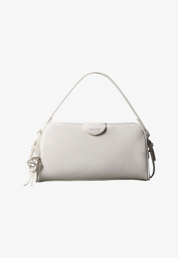 Calvin Klein MULTI COMPARTMENT - Handbag - white alyssum