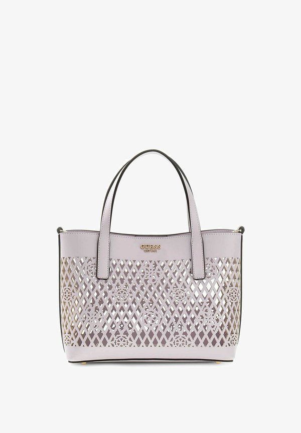Guess LETTY 2 IN 1 MINI - Handbag - lilac