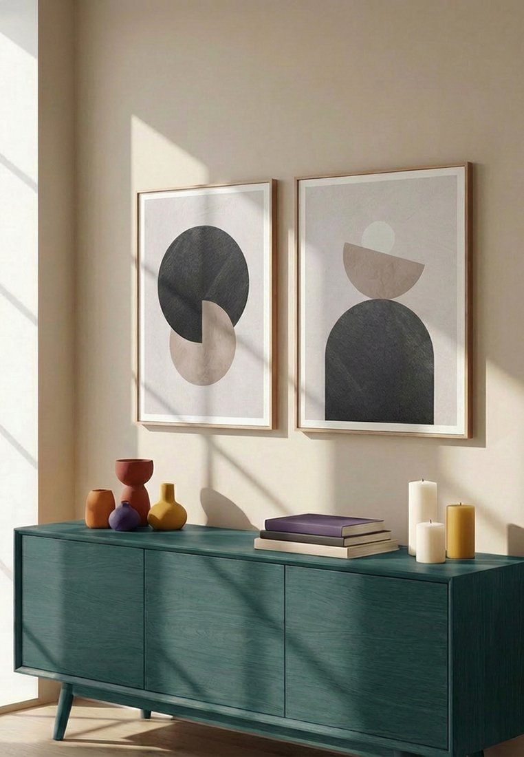 Orange Wallz SIMPLE ABSTRACT 2 PACK