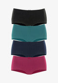 s.Oliver 4PACK - Hipsters - petrol/navy/rosa/schwarz