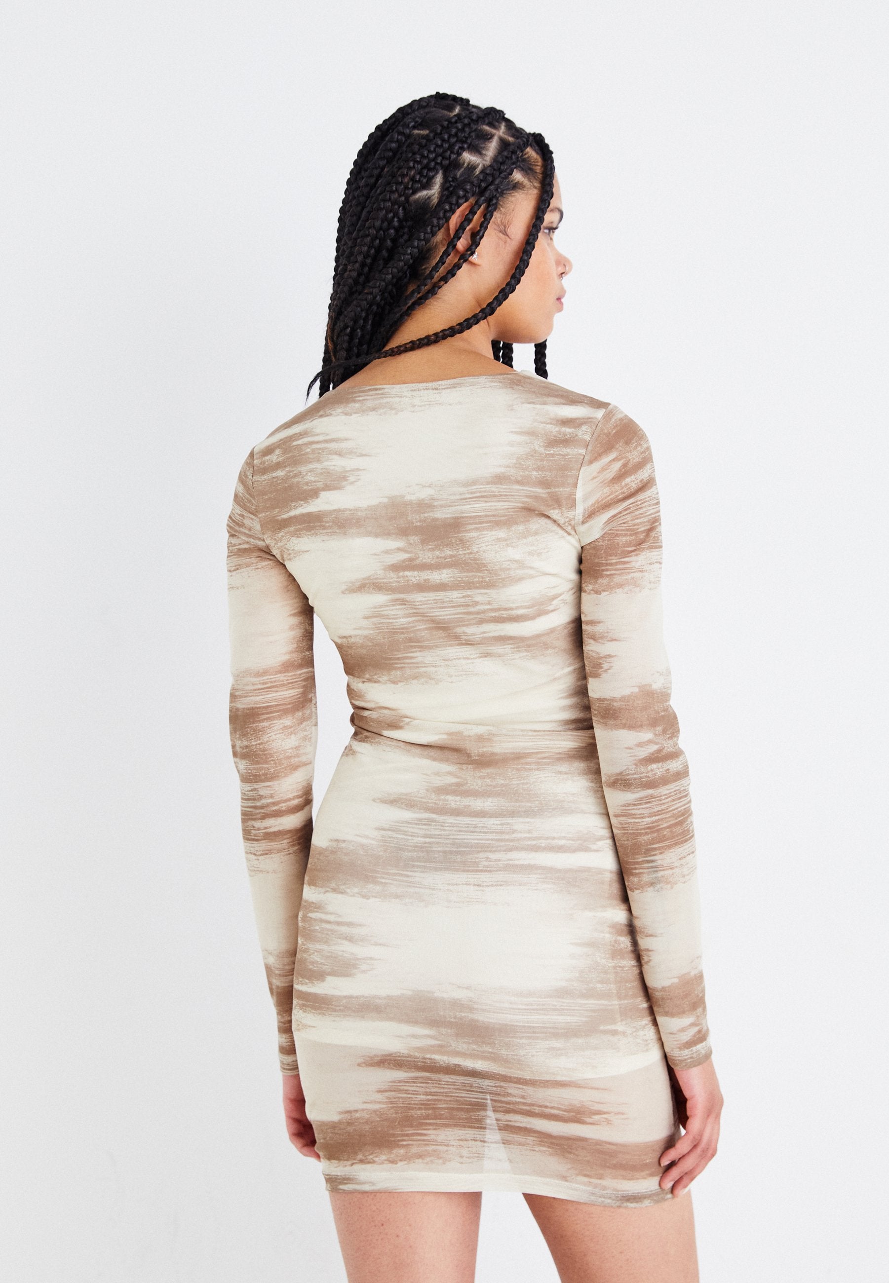 Noisy May NMLESLEY RUCHING SHORT DRESS