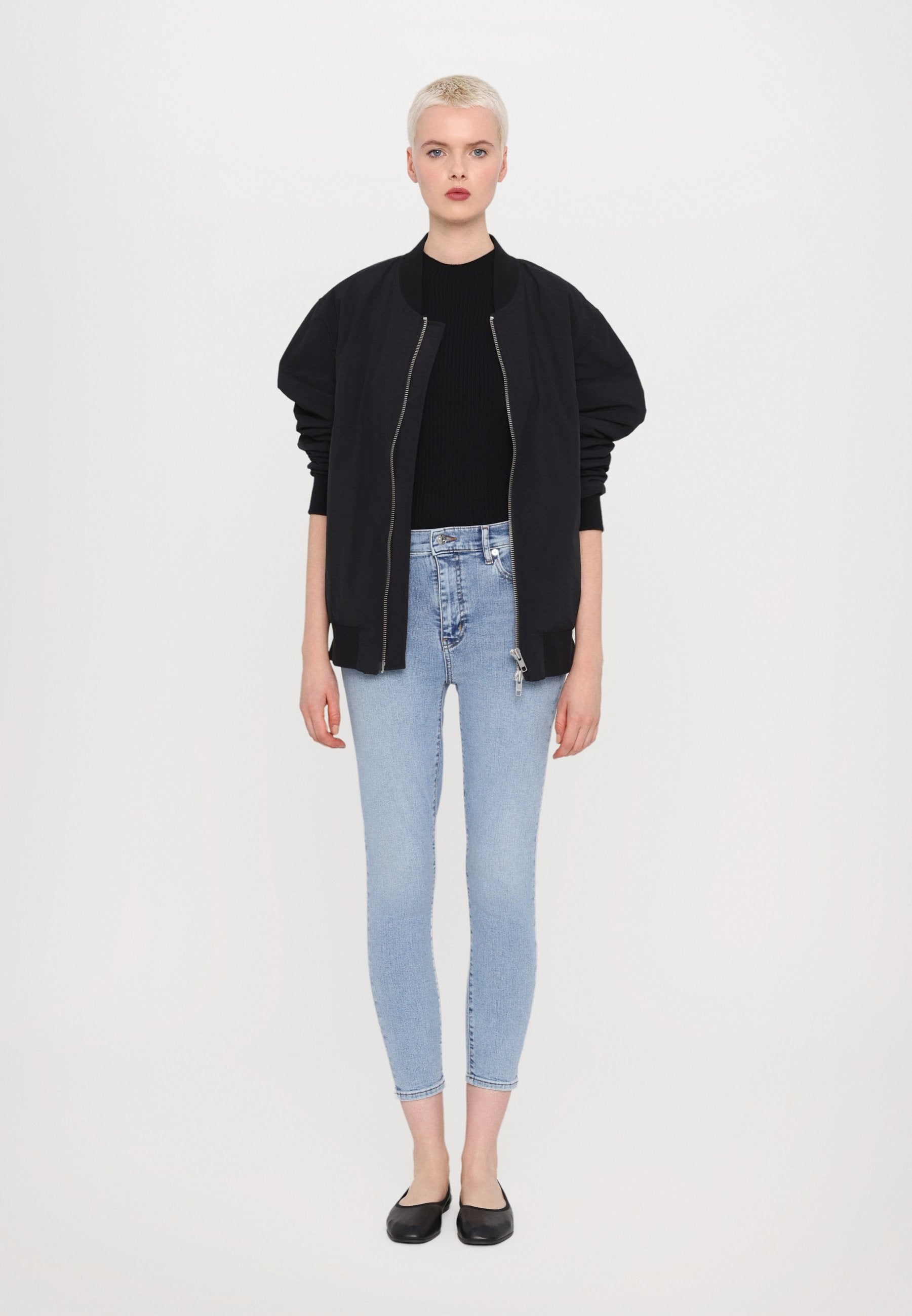 FRAME LE HIGH SKINNY CROP