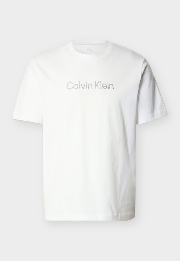 Calvin Klein SPORTSWEAR GRAPHIC TEE - Print T-shirt - bright white
