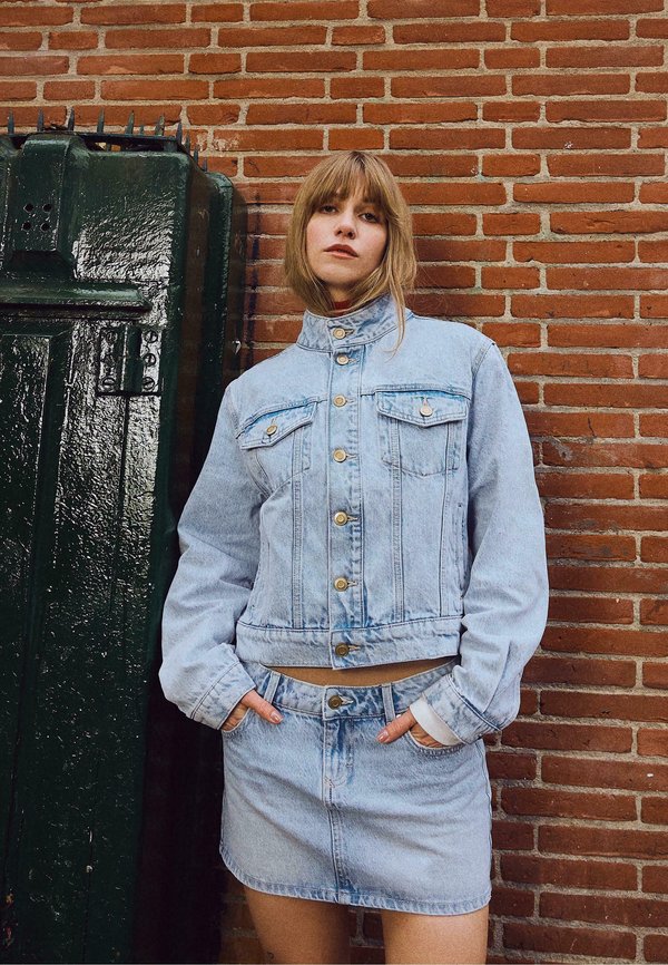 Bershka Denim jacket - light blue