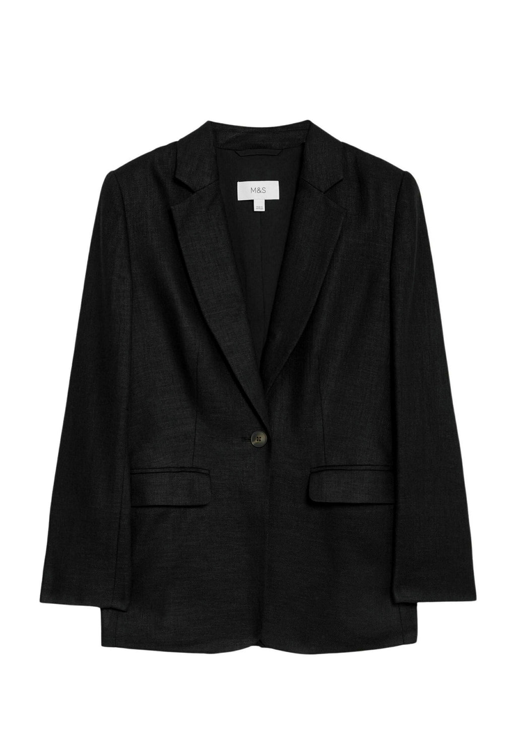 Marks & Spencer LINEN RICH SINGLE BREASTED