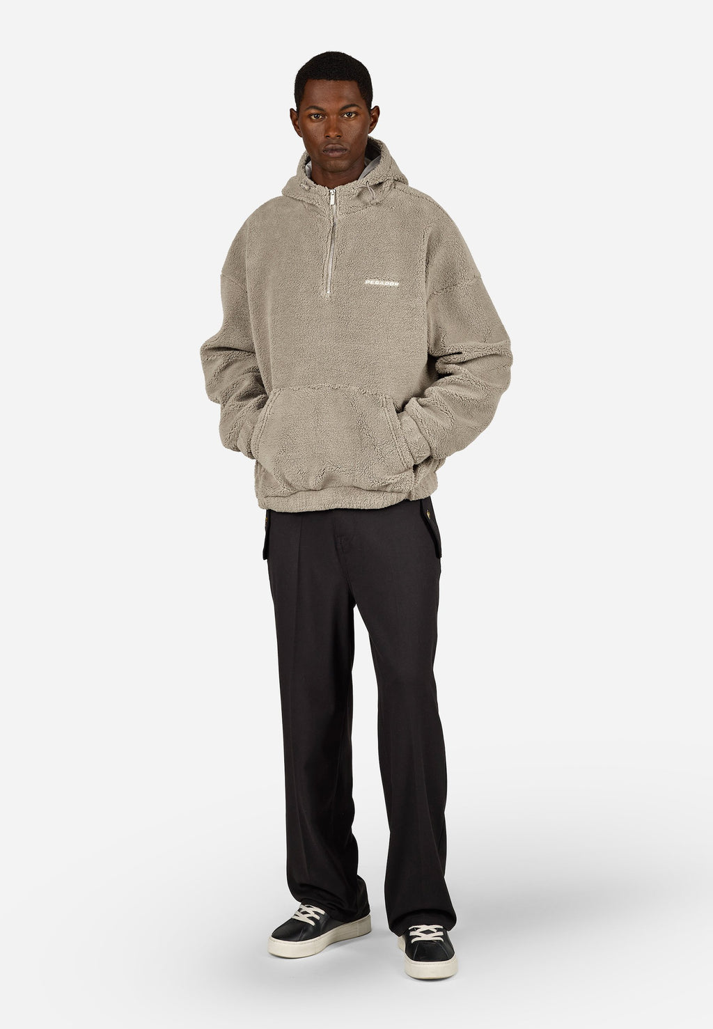 Pegador OLTEN HALF ZIP HOODIE