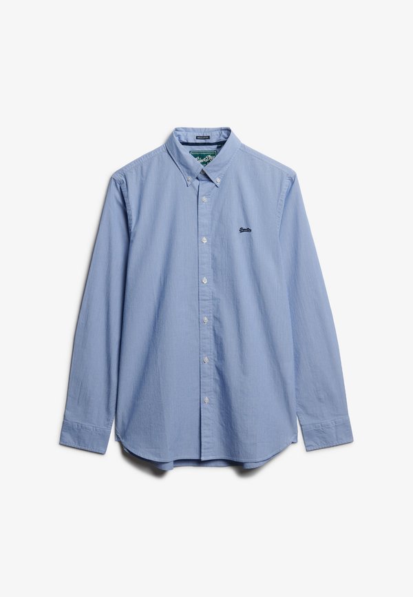 Superdry & Co ESSENTIALS TAILORED LITE  - Shirt - micro ticking stripe indigo