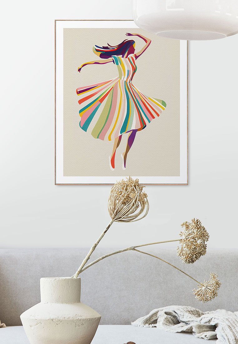 Orange Wallz DANCING WOMAN