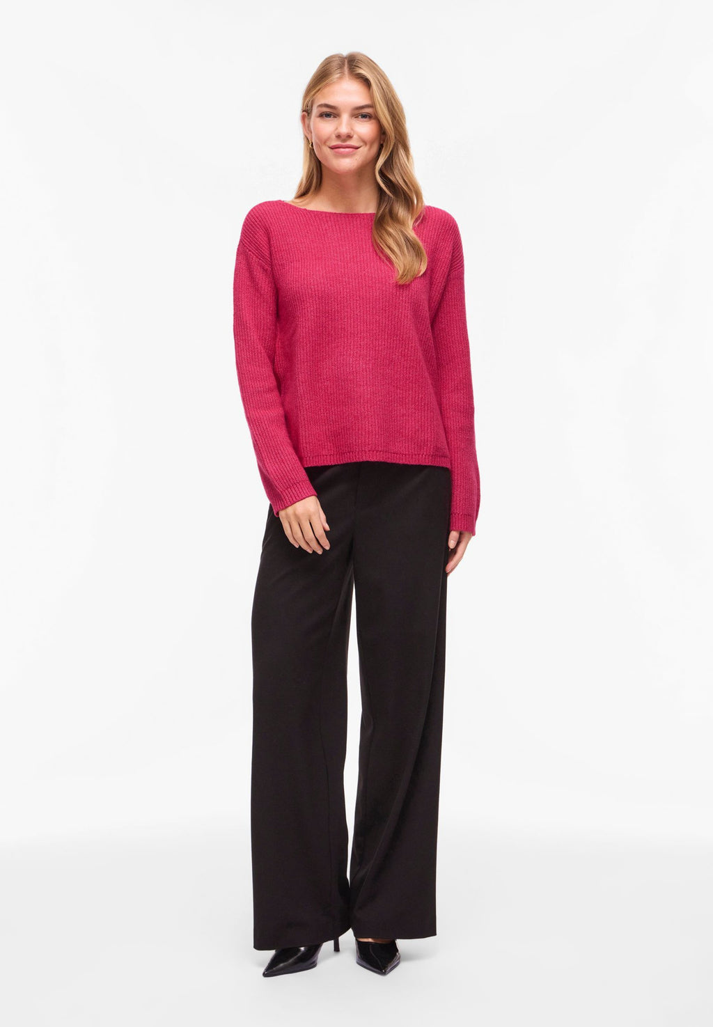VILA Knitted VIVERIETY Boatneck