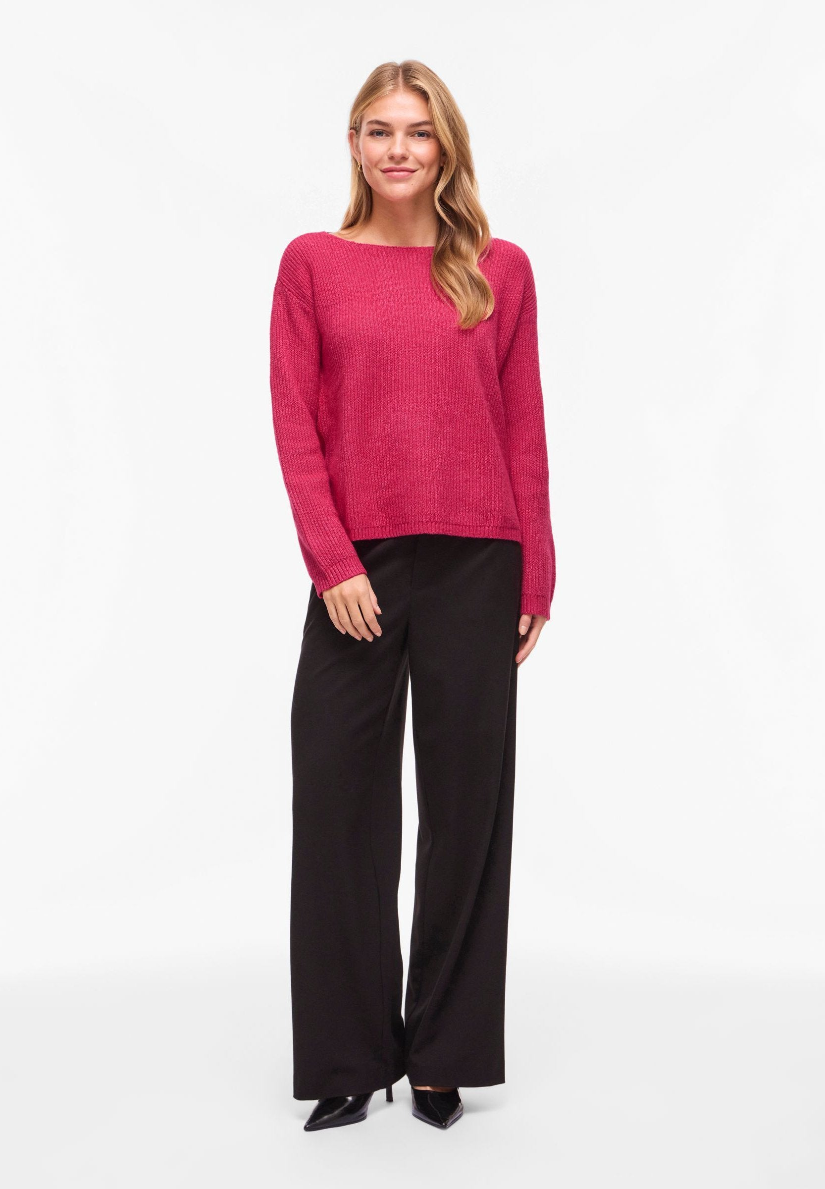 VILA Knitted VIVERIETY Boatneck