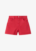 Mango ADULT - Denim shorts - red