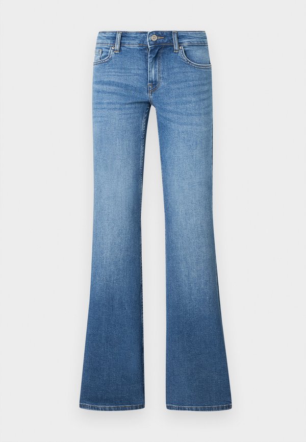 ONLY ONLJUDY LOW WAIST - Flared Jeans - medium blue denim