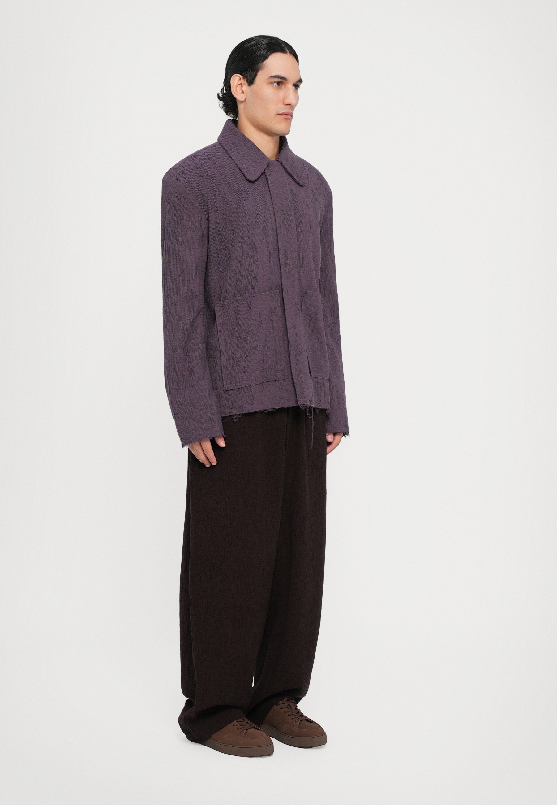 Dhruv Kapoor PLEATED TEXTURE JACKET