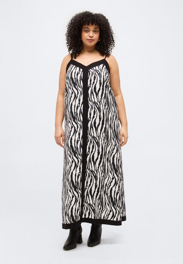 Vero Moda Curve VMCDENISE ANKLE DRESS  - Maxi dress - black