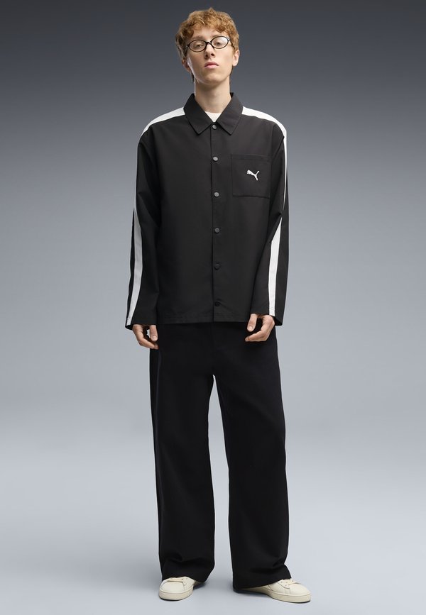 Puma T7 RELAXED OVERSHIRT - Summer jacket - black