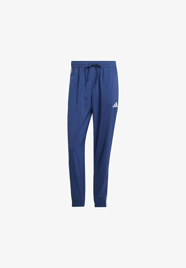 adidas Performance TRAININGS 3 STRIPES - Tracksuit bottoms - dark blue white